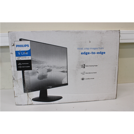 SALE OUT. PHILIPS 273V7QJAB/00 27"Flat Wide Monitor Philips 273V7QJAB/00 27 " IPS FHD 1920 x 1080 16