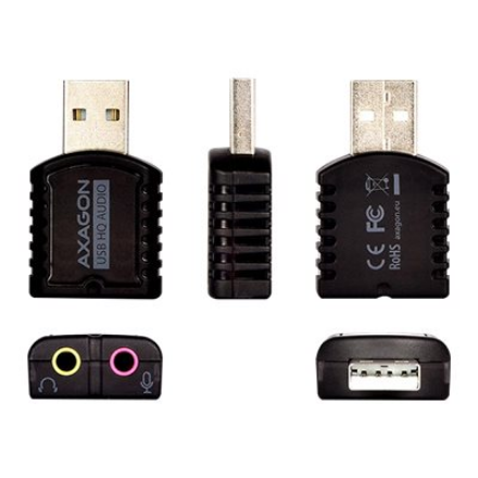 AXAGON | ADA-17 USB - HQ Mini Audio Adapter