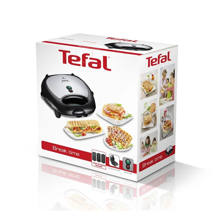 TEFAL Sandwitch Maker SW614831 700 W Number of plates 3 Black/Stainless Steel