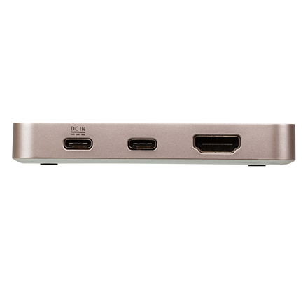 Aten USB-C 4K Ultra Mini Dock with Power Pass-through USB 3.0 (3.1 Gen 1) ports quantity 1