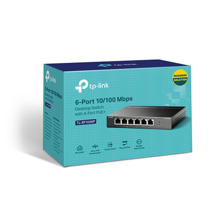 TP-LINK Switch TL-SF1006P Unmanaged