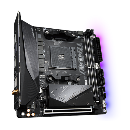 Gigabyte B550I AORUS PRO AX 1.0 Processor family AMD