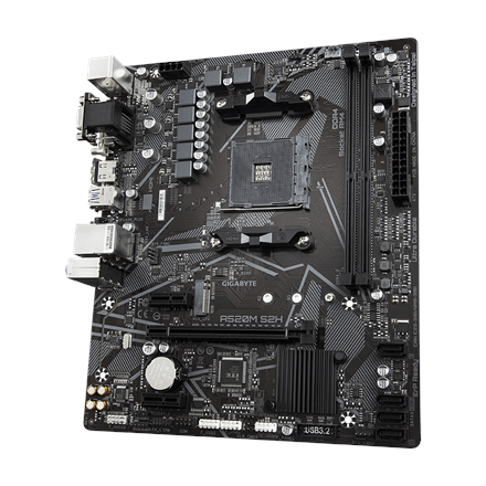 Gigabyte A520M S2H 1.0 Processor family AMD