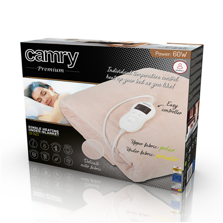 Camry Electric blanket CR 7423 Number of heating levels 8