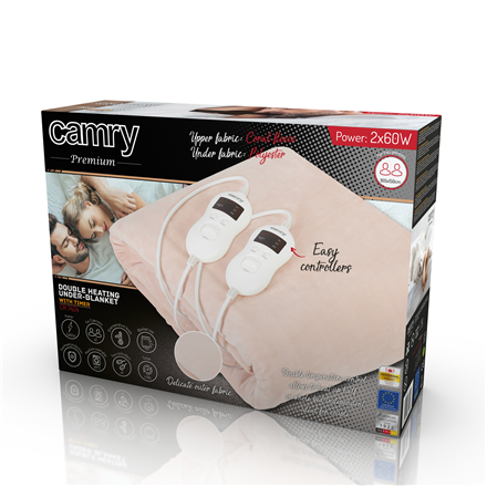 Camry Electric blanket CR 7424 Number of heating levels 8