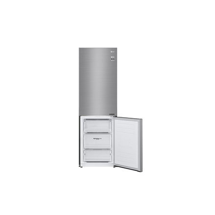LG Refrigerator GBB61PZJMN Energy efficiency class E Free standing Combi Height 186 cm No Frost syst