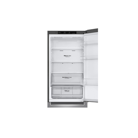 LG Refrigerator GBB61PZJMN Energy efficiency class E Free standing Combi Height 186 cm No Frost syst