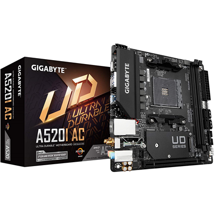 Gigabyte A520I AC Processor family AMD