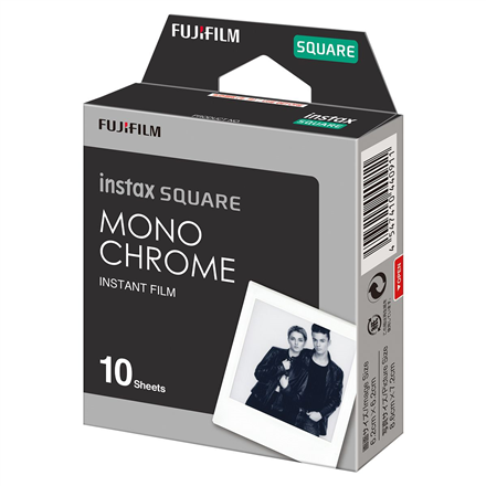 Fujifilm Instax Square Monochrome (10pl) Instant Film 86 x 72 mm