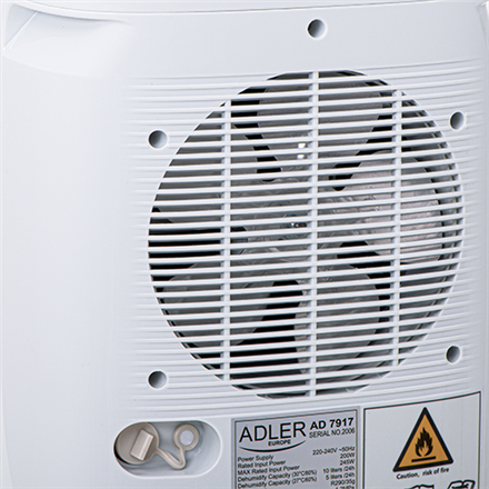 Adler Air Dehumidifier AD 7917 Power 200 W