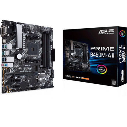 Asus PRIME B450M-A II Memory slots 4