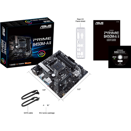 Asus PRIME B450M-A II Memory slots 4