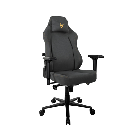 Arozzi Gaming Chair Primo Woven Fabric Black/Grey/Gold logo