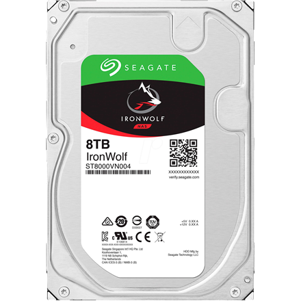 Seagate NAS HDD IronWolf 8TB ST8000VN004 7200 RPM