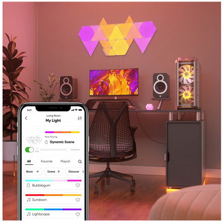 Nanoleaf Shapes Triangles Mini Starter Kit (5 panels)