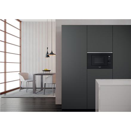 Whirlpool Built-in | 20 L | 800 W | Grill | Black