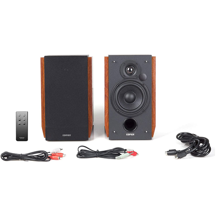 Edifier Active Bluetooth Bookshelf Speakers R1700BTS Brown