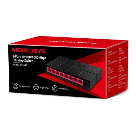 Mercusys Switch MS108G Unmanaged