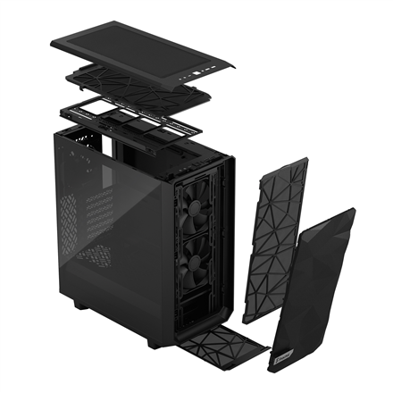 Fractal Design Meshify 2 Compact Light Tempered Glass Black