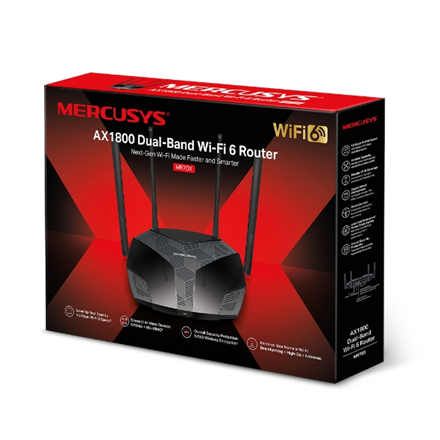 Mercusys AX1800 Dual-Band WiFi 6 Router MR70X 802.11ax