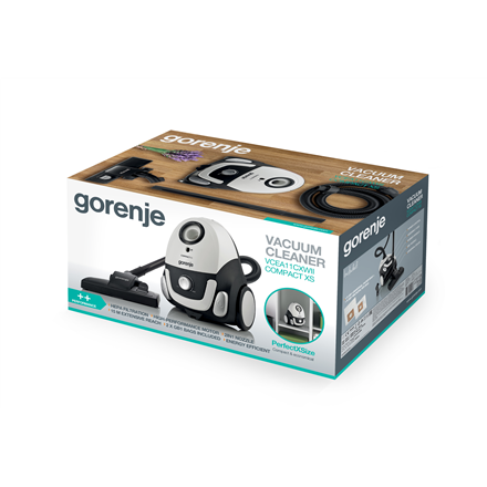 Gorenje Vacuum cleaner VCEA11CXWII Bagged