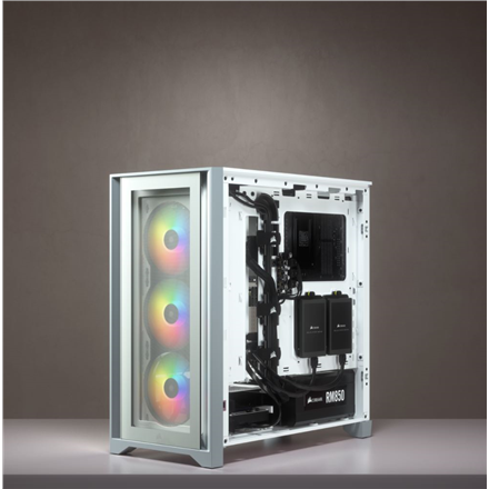 Corsair Tempered Glass Mid-Tower ATX Case iCUE 4000X RGB Side window