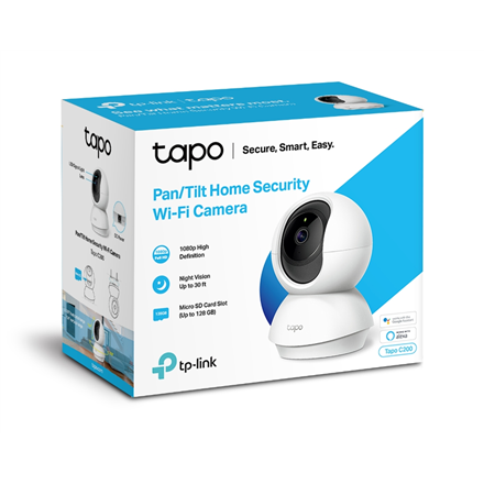 TP-LINK Pan/Tilt Home Security Wi-Fi Camera Tapo C200 4mm/F/2.4