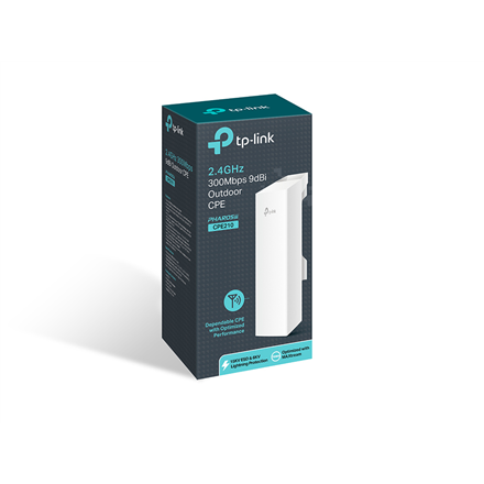 TP-LINK 2.4GHz 300Mbps 9dBi Outdoor CPE CPE210 802.11n