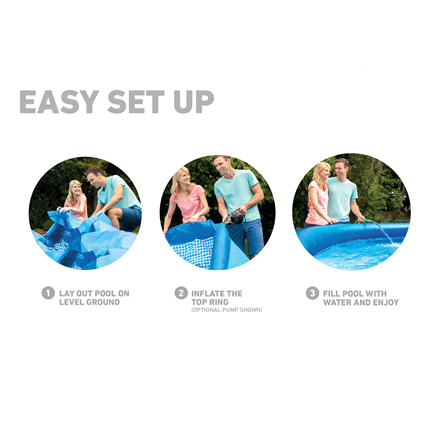 Intex Easy Set Pool  Blue