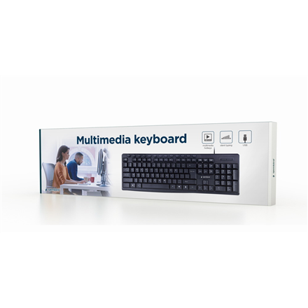 Gembird Multimedia Keyboard KB-UM-107	 Wired