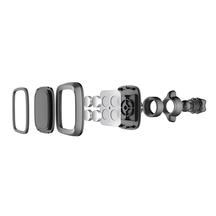 ColorWay Magnetic Car Holder For Smartphone Air Vent-2 Gray