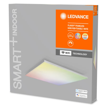 Ledvance SMART+ WiFi Planon Frameless Square RGBW 40W 110°  3000-6500K 600x600mm