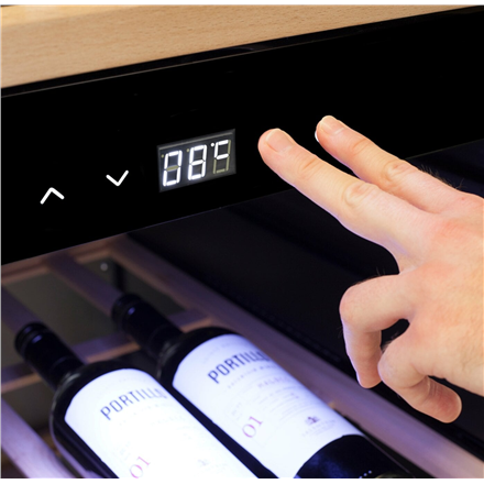 Caso | Smart Wine Cooler | WineExclusive 126 | Energy efficiency class G | Free standing | Bottles c