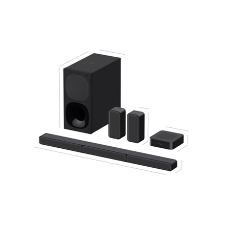 Sony HT-S40R 5.1ch Home Cinema Soundbar with Wireless Rear Speakers