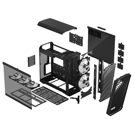 Fractal Design Torrent Black RGB TG Light Tint  	FD-C-TOR1A-04 Black