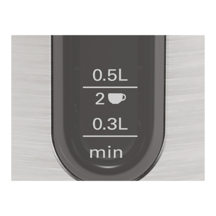 Bosch | Kettle | DesignLine TWK4P440 | Electric | 2400 W | 1.7 L | Stainless steel | 360° rotationa