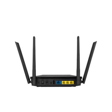 Asus Wireless AX1800 Dual Band Gigabit Router  RT-AX53U Ethernet LAN (RJ-45) ports 4