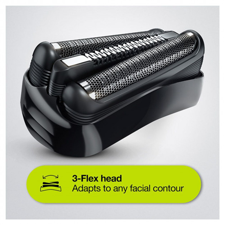 Braun Shaver 300s  Operating time (max) 30 min Black/Green