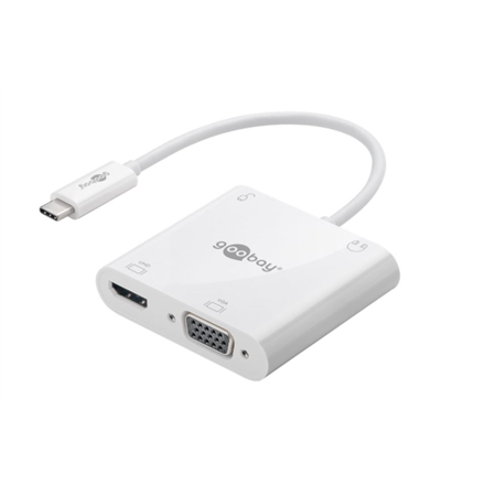 Goobay | USB-C multiport adapter HDMI + VGA + PD 100 W | 52418