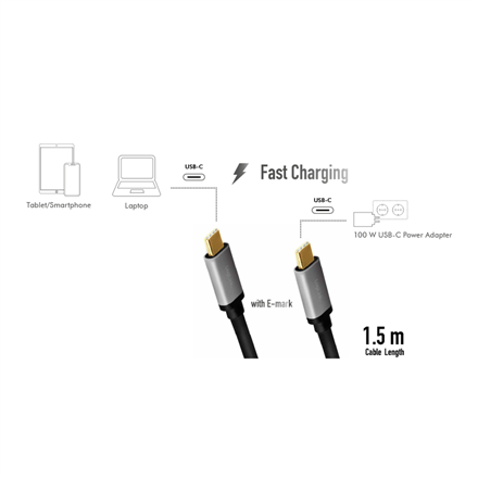 Logilink CUA0106 USB 2.0 Type-C cable USB 2.0 Type-C