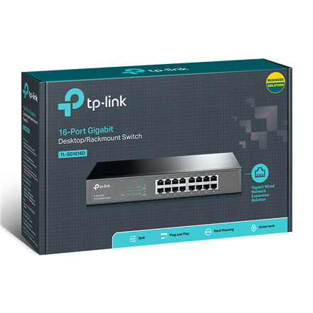 TP-LINK Switch 	TL-SG1016D Unmanaged
