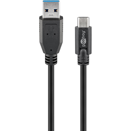 Goobay Sync & Charge Super Speed USB-C to USB A 3.0 charging cable  67999  Round cable