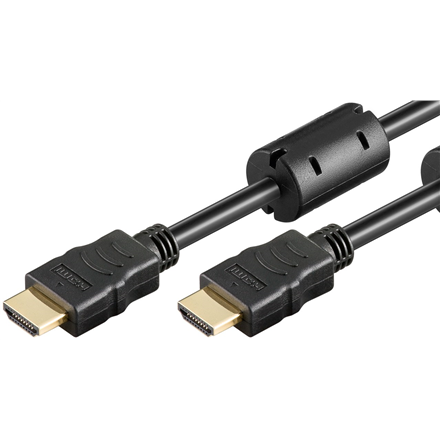 Goobay High Speed HDMI Cable with Ethernet (Ferrite) 31911 Black