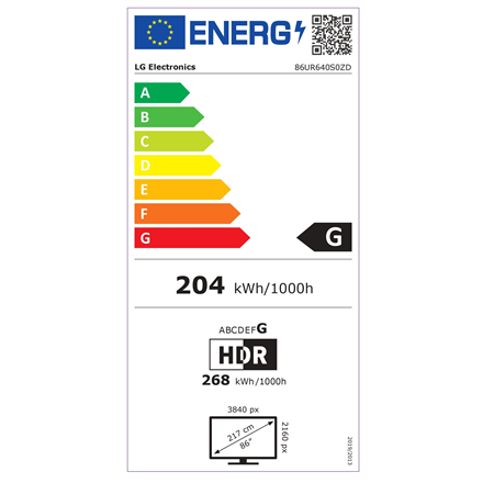 LG 86UR640S0ZD 86 "