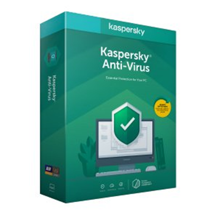 Kaspersky KL1171G5AFS-20 Anti-Virus Box Base license 1 year(s) License quantity 1 user(s)