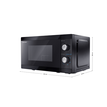 Sharp Microwave Oven with Grill YC-MG01E-B Free standing