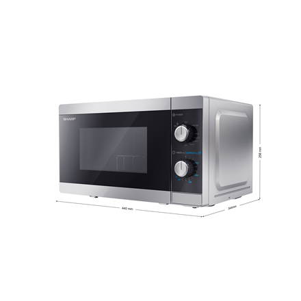 Sharp Microwave Oven with Grill YC-MG01E-S Free standing