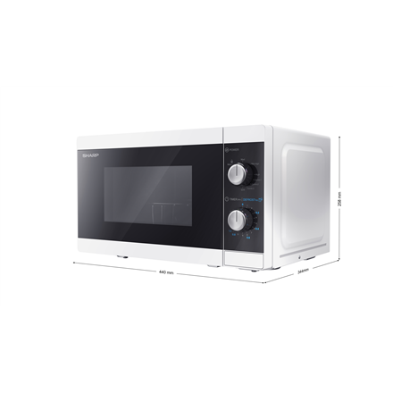 Sharp Microwave Oven with Grill YC-MG01E-W Free standing