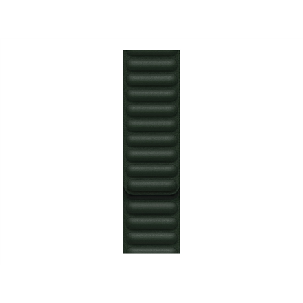 41mm Sequoia Green Leather Link - M/L