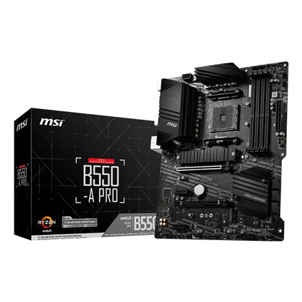 MSI B550-A PRO Processor family AMD